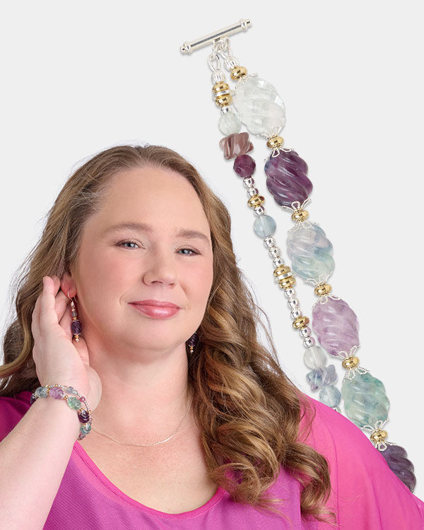 model showcasing bracelet design ideas